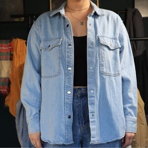Universal Thread Light Blue Denim Shirt